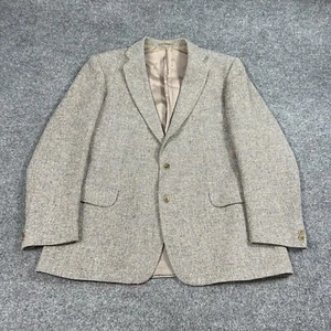 MAGEE Donegal Tweed Blazer Mens 46L Speckled Herringbone Sport Coat - Picture 1 of 14