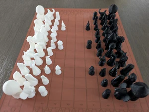 Tamerlane Completed Chess Set Variant aka Full Tamerlane Chess - Picture 1 of 12