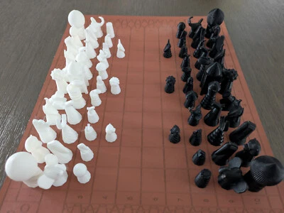 Tamerlane Completed Chess Set Variant aka Full Tamerlane Chess - Image 1 of 4