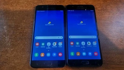 Samsung Galaxy J7 Crown  16GB SM-S767VL Black TracFone - Image 1 of 4