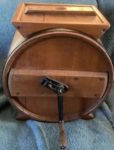 Antique Primitive Wood & Cast Iron Butter Churn No. 409 VGC! - Picture 1 of 9