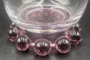 IMPERIAL CANDLEWICK GLASS TUMBLER, AMETHYST BEADS-10 OZ, 550D - Picture 1 of 4