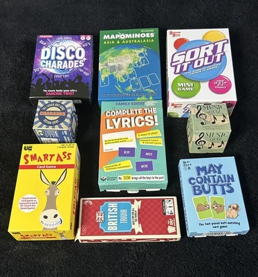 NINE GAMES (MAKE IT A GAMES NIGHT) CHECK MY PICTURES OF THOSE INCLUDED  - Image 1 of 2