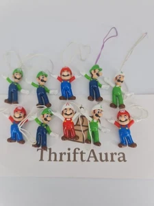 Lote de 10 Figuras Kinder Mini Nintendo Mario Luigi Juguetes PVC Adorno Coleccionable - Imagen 1 de 11