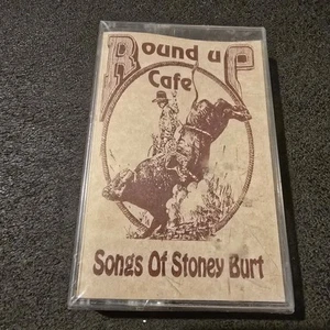 Round Up Cafe – Songs of Stoney Burt Audio Cassette SEALED Demo Vintage Western - Picture 1 of 12