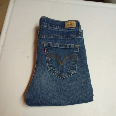 Pantalones de mezclilla para mujer azules Levi Strauss & Co (512 rectos) talla 8 S/C (B22) Foto 1 de 4