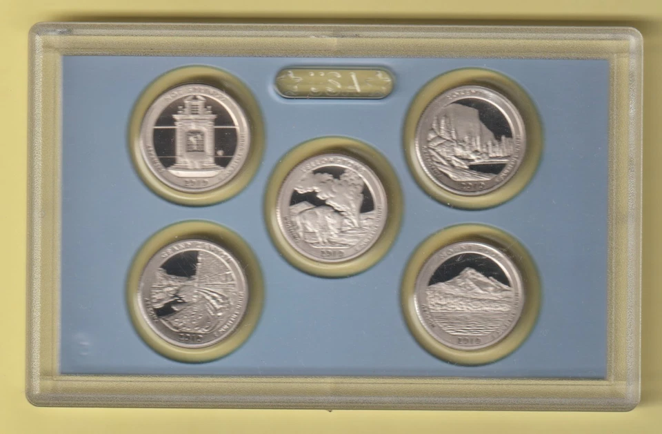 2010 United States Mint America the Beautiful Quarters Proof Set No Box No COA - Image 1 of 1