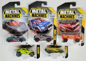 5 Zuru Metal Machines Diecast Cars ~ Zing, Raider, Inferno, Escape, Wild Thing - Picture 1 of 12