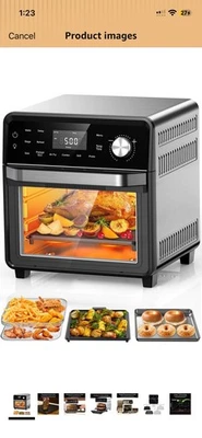 Nuwave Smart Air Fryer Oven with POWERPORT Plug-In Grill - Image 1 of 4