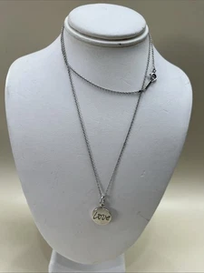Tiffany & Co. Elsa Peretti Sterlingsilber Runde Liebe Anhänger Halskette 21 Zoll - Bild 1 von 7