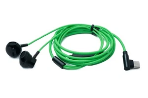 SYSTEM-S Stereo IN Ear Headphones USB 3.1 Type C Plug 120 CM Volume Control - Picture 1 of 4