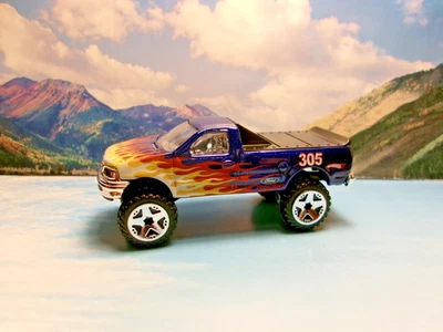 Ford F-150 2008 Hot Wheels Team-Ford Racing Series 97 azul Foto 1 de 2
