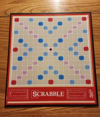 Tablero de juego Scrabble solamente. Piezas de repuesto family word Foto 1 de 4