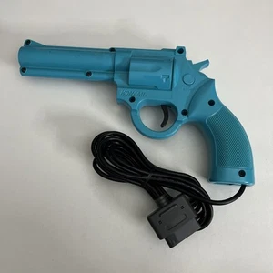 Controlador pistola de luz Konami Justifier para Super Nintendo SNES azul JE510 1993 - Imagen 1 de 9
