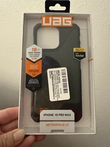 UAG Urban Armor Gear 6.7" iPhone 15 Pro Max Pathfinder Case - Black - Brand New - Photo 1 sur 2