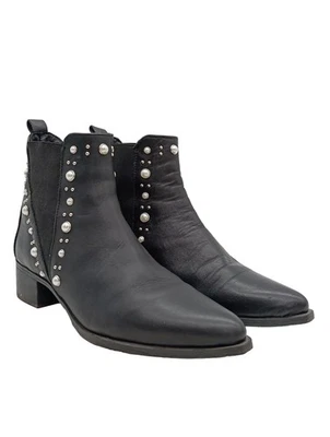 BRONX Botas deslizantes Mujeres Botines Talla EU 38 negro look casual - Imagen 1 de 4