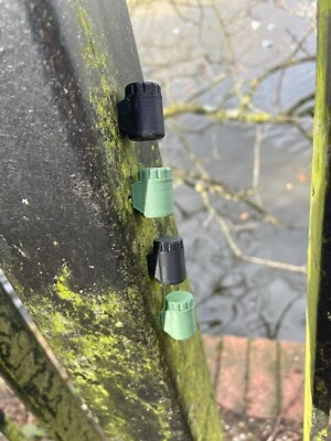 Geocaching magnético nano paquete de 4 - 2x verde camuflaje 2x negro - Imagen 1 de 4