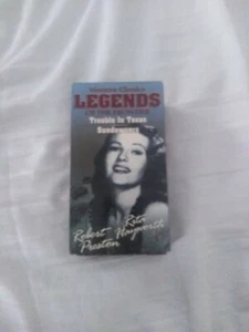 R Hayworth - WESTERN CLASSICS LEGENDS OF THE FRONTIER(VHS-LIKE NEW-BLACK & WHITE - Picture 1 of 2