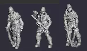 Zombie Axemen D&D Bestiary 3 multi listing 28mm 32mm - Picture 1 of 6