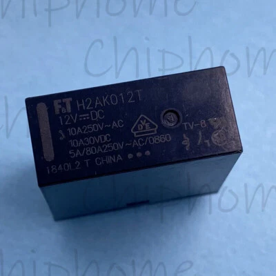 1PC Fujistu FTR H2AK012T 12VDC 10A Power Relay 4Pins - Image 1 of 3