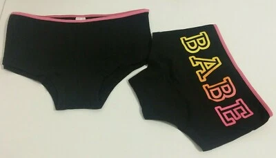 New Look Womens Boxer Boy Shorts Hot Pants Knickers Size 8 BABE Underwear  - Image 1 of 4