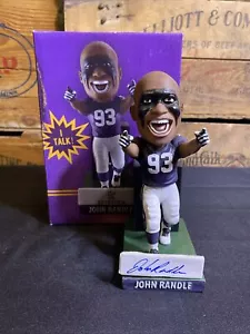 Exclusive FAN HQ/Sotastick Minnesota Vikings John Randle Signed Bobblehead COA - Picture 1 of 22