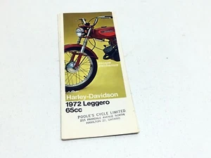 1972 AMF Harley-Davidson Leggero 65cc Brochure - Picture 1 of 1
