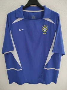 BRAZIL 2002 WC away camiseta shirt trikot maillot maglia L - Picture 1 of 5