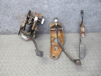 91-93 MITSUBISHI 3000GT VR4 M/T ACELERACIÓN GASOLINA FRENO EMBRAGUE PEDAL CONJUNTO OEM Foto 1 de 4