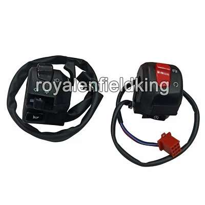 Fit For Royal Enfield Classic 350cc 500cc BS4 RH & LH Handlebar Switch Assembly Foto 1 de 4