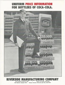 1967 Coca-Cola Coke Abfüller Uniformen für Deliverymen Riverside Co. Flyer - Bild 1 von 3