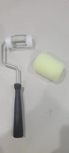 Reusable 3" x 3/8" inch Paint Roller Kit - 1, 2 or 3 PVC Plastic Core w/ Frame - Picture 1 of 7