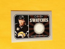 2006-07 O-PEE-CHEE Swatches Jersey #S-MA Maxim Afinogenov Buffalo Sabres 