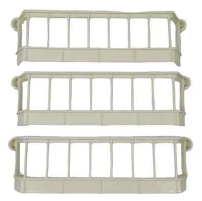 Little Tikes Vintage Blue Roof Dollhouse Replacement Rails Set of 3 White - Image 1 of 3