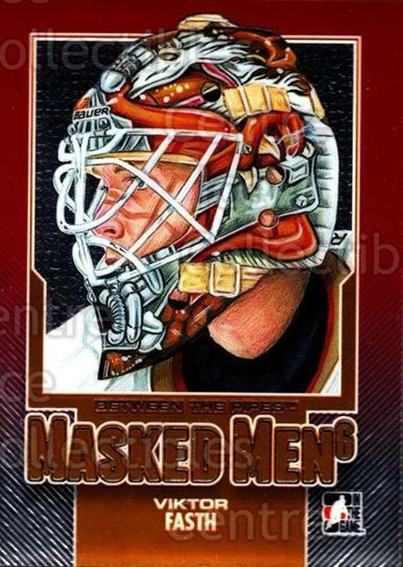 2013-14 Between the Pipes Masked Men 6 Red #4 Viktor Fasth - Image 1 of 1