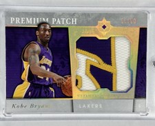 2006/07 UPPER DECK ULTIMATE COLLECTION KOBE BRYANT PREMIUM LOGO PATCH /50 LAKERS