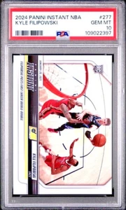PSA 10 Kyle Filipowski 2024 Panini Instant #277 First Double-Double Jazz RC #/82 - Picture 1 of 3