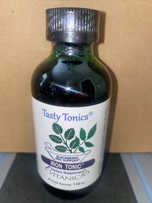 Vitanica Iron Tonic, Suplemento Líquido de Hierro, Vegano, 4 Onzas Exp. 04/2025 Foto 1 de 4