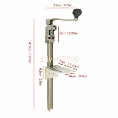 Heavy Duty Commercial Steel Restaurant Food Big Can Opener Manual Table Mounted - Image 1 of 4