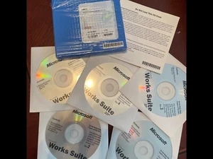 Microsoft Works Suite 2003 Set with Product Key. never used. - Picture 1 of 2