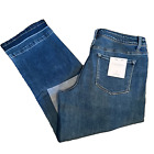 Flying Monkey - Mid Rise Straight Jeans With Hem Details - Size 32