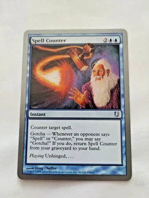 MTG Spell Counter Unhinged Regular Uncommon - Uncirculated - Image 1 of 3