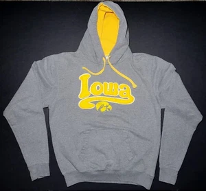Press Box Damen grau-gelber Pullover Hoodie mit Kordelzug Größe XL - Bild 1 von 12