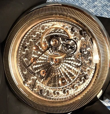 1912 23j Hamilton 946 pocket watch complete restoration (NICEST IVE SEEN) Rare - Image 1 of 4