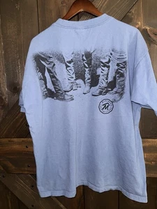 Vintage 90's Marlboro Country Store cigarettes pocket T-Shirt One Size Men’s - Foto 1 di 6