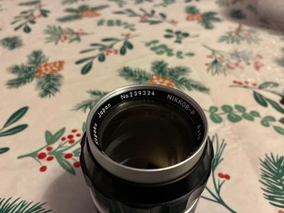 Nikkor-P 105mm f/2.5 Nikon Nippon Kogaku Vintage Lens Clean - Image 1 of 4