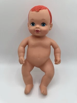 VTG 1990 Lauer Toys K7347 Red Hair Blue Eyes Water Baby Has Marks NOT TESTED - Image 1 of 4