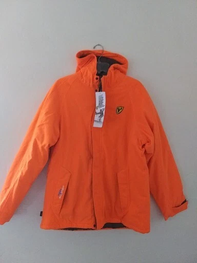 Scentblocker Insulated Drencher Jacket Size Large Rain Snow Blocker Orange  - Image 1 of 4