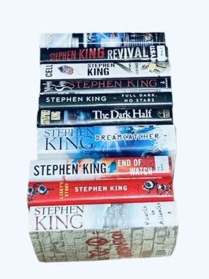 *LOT of 10* Stephen King Hardcover Books; Night Shift/ Dark Half/ Revival/ Cell Foto 1 de 4