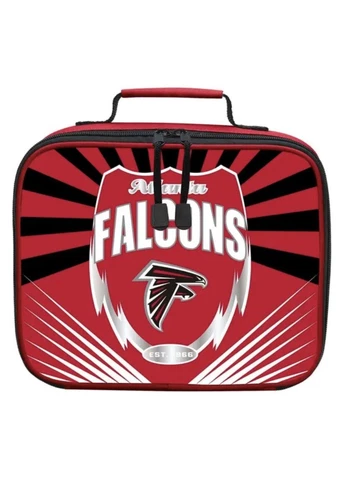 New NFL Atlanta Falcons Boy / Girl / Kids School Lunch Bag Red & black Cover
